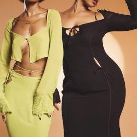 Tara Lime Green Georgette Cropped Top - Image 13
