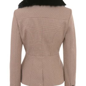 Buckingham Puppytooth Check Hourglass Jacket - Image 4