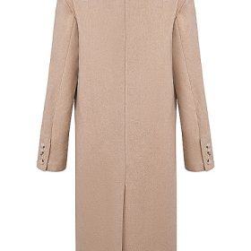 Carter Oatmeal Double Breasted Coat - Image 4