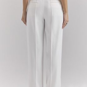Hayden White Wide Leg High Waist Tailored Trousers - Image 15