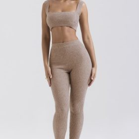Rosmina Barley Natural Wool Leggings - Image 9