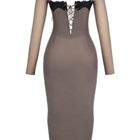 Seraphina Smoke Corset Dress - Image 4