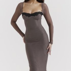 Seraphina Smoke Corset Dress - Image 8