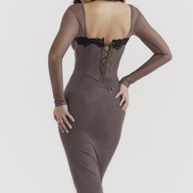 Seraphina Smoke Corset Dress - Image 11
