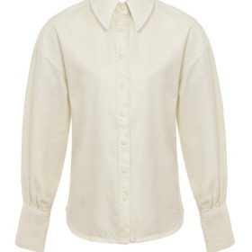 Zuri Ivory Denim Shirt - Image 2