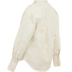 Zuri Ivory Denim Shirt - Image 3