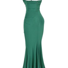Milena Forest Corset Maxi Dress - Image 3