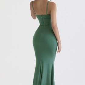 Milena Forest Corset Maxi Dress - Image 12