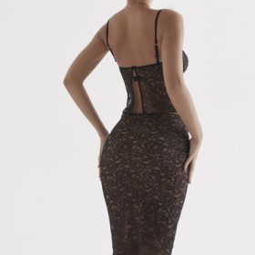 Jacinta Black Lace Cami Top - Image 13
