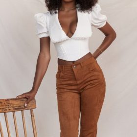 Augusta White Pin Tuck Top - Image 12