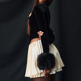 Catriona Black Velvet Corset
