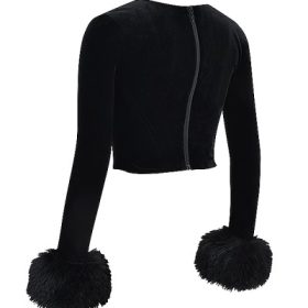 Catriona Black Velvet Corset - Image 3