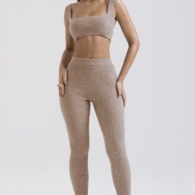 Rosmina Barley Natural Wool Leggings - Image 10