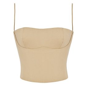 Audette Camel Structured Corset - Image 2