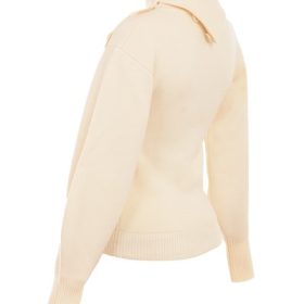 Adelita Cream Cashmere Blend Sweater - Image 3