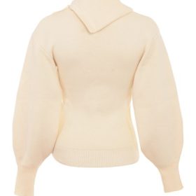 Adelita Cream Cashmere Blend Sweater - Image 4