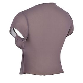 Maia Dark Mauve Tie Front Top - Image 3