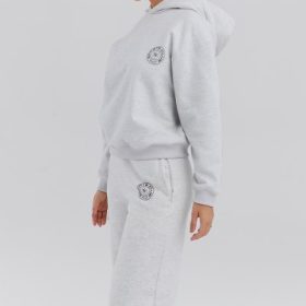 Muse Light Grey Marl Hoodie - Image 11