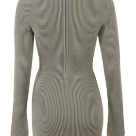 Jada Artichoke Knit Lace Up Dress - Image 4