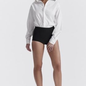 Tahni Black High Waisted Shorts - Image 8