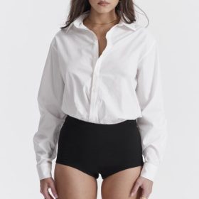Tahni Black High Waisted Shorts - Image 10