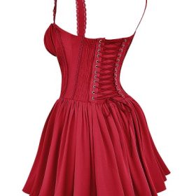 Pietra Cherry Corset Mini Dress - Image 3