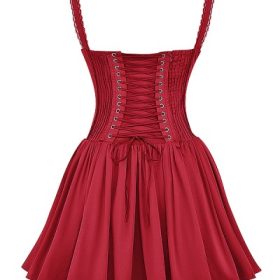 Pietra Cherry Corset Mini Dress - Image 4