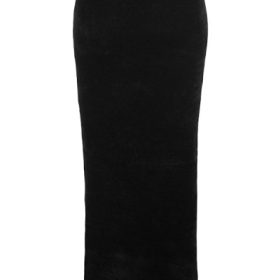 Rene Black Chenille Maxi Skirt - Image 4