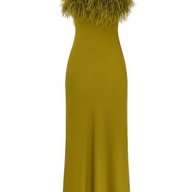 Renee Chartreuse Maxi Dress - Image 2