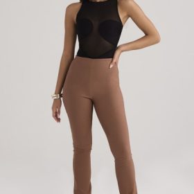 Chiara Black Sleeveless Bandage Bodysuit - Image 6