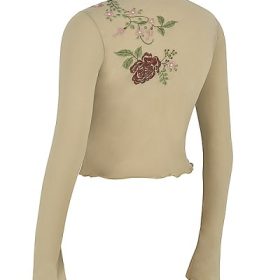 Asra Artichoke Floral Tie Front Top - Image 3