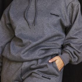 Halo Dark Grey Oversized Hoodie