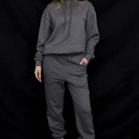 Halo Dark Grey Oversized Hoodie - Image 6