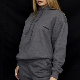 Halo Dark Grey Oversized Hoodie - Image 9