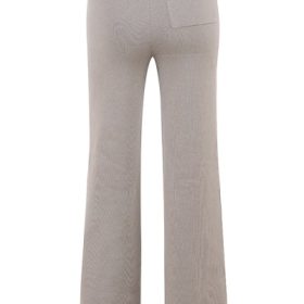 Hunter Grey Cashmere Straight Leg Trousers - Image 4